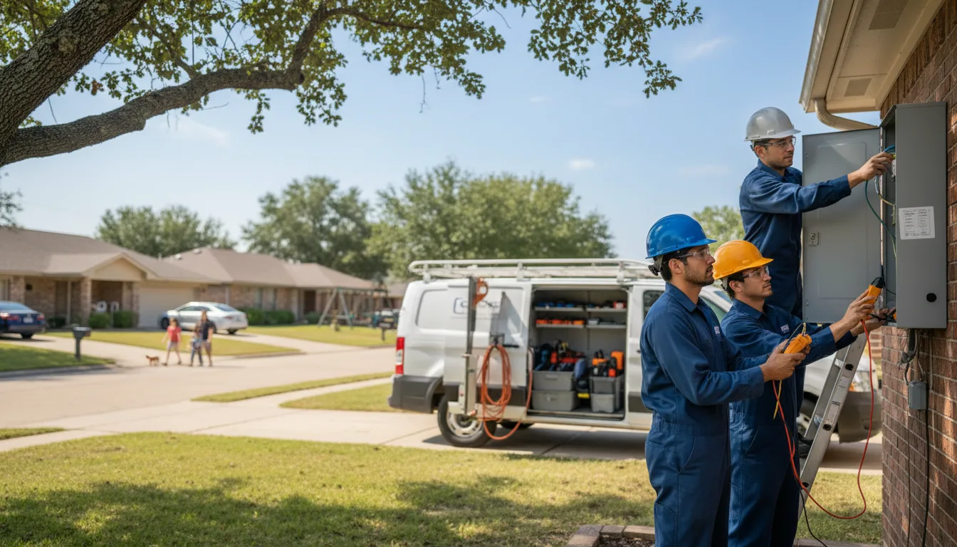 Certified electrician providing emergency electrical services in Labadie, MO